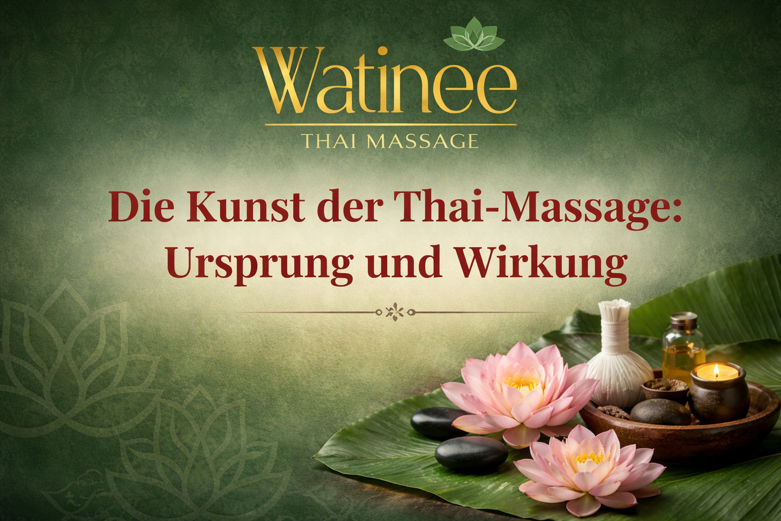 Die Kunst der Thai-Massage: Ursprung und Wirkung
